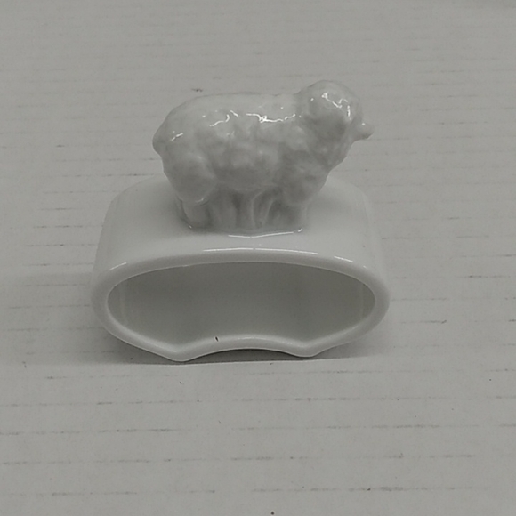 Animal Napkin Holders Rings Pig Cow Sheep Chicken Rooster 4 - Picture 3 of 7